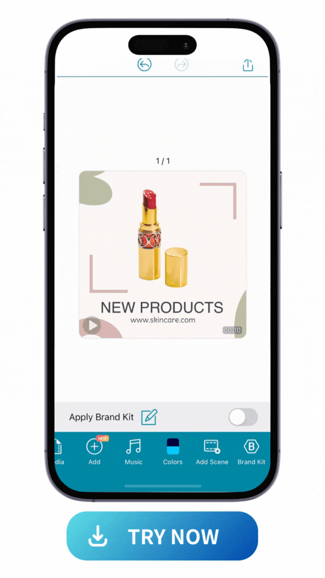 apply Promeo's brand kit to make Instagram ads consistent